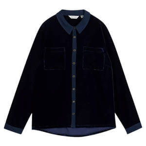 White Stuff Sophie Velvet Shirt